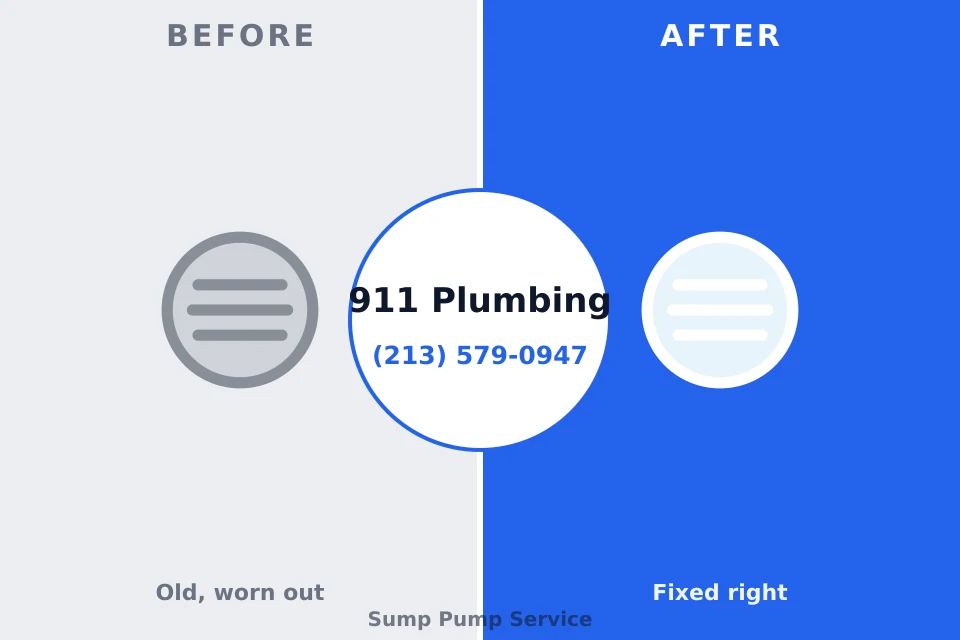 Before and after: plumbing company Miles, TX
